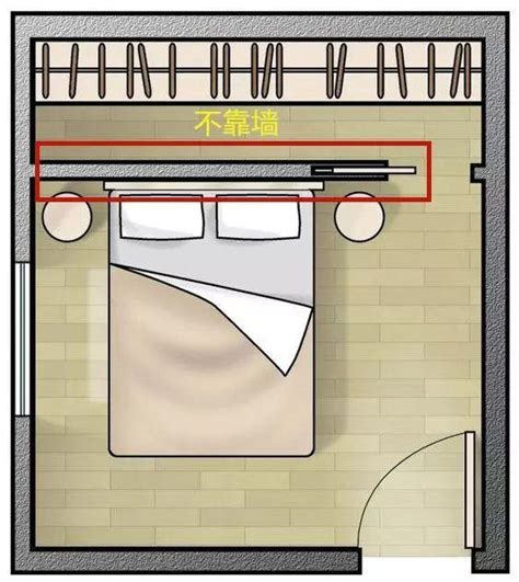 床頭沒靠牆化解